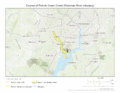 Course of Pohick Creek (Potomac River tributary)