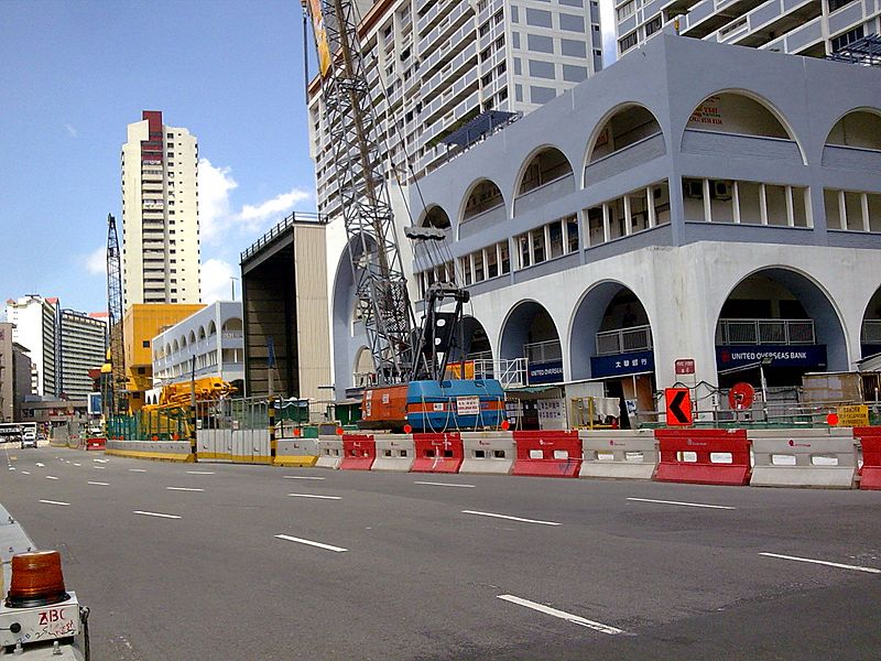 DT19 Chinatown MRT construction Image055