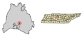 Davidson County Tennessee Incorporated and Unincorporated areas Berry Hill Highlighted 4705140