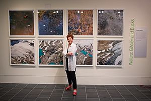 Diane Burko Waters Glacier and Bucks 2013 Sensing Change