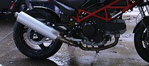 Ducati muffler