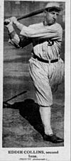 Eddie Collins second base 1923 Chicago White Sox