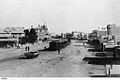 Ellen Street, Port Pirie, and train, about 1900 (SLSA B 55173)