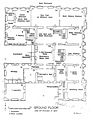 Floor plan Sutton Scarsdale Hall circa 1920