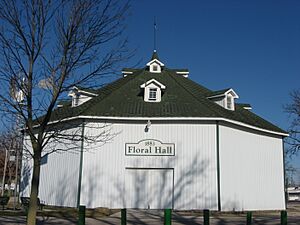 Floral hall at the Jay County Fairgrounds