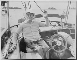 Franklin D. Roosevelt on Campobello Island - NARA - 196819