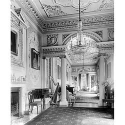 Gilling Castle interior 1909