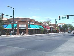 Downtown Glendale, Arizona, as viewed from the intersection of Glendale Ave. and 58th Ave.