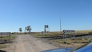 Great Northern railway line at Maxwelton, 2019