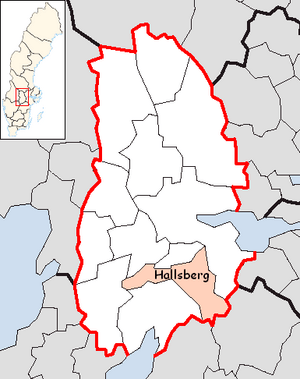 Hallsberg Municipality in Örebro County.png
