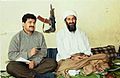 Hamid Mir interviewing Osama bin Laden