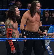 Hardyz Smackdown Champs 2 040919 (cropped)