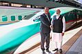 Ishiba and Modi Tohoku Shinkansen August 2025