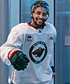 J.T. Brown at Minnesota Wild open practice at Tria Rink in St Paul, MN