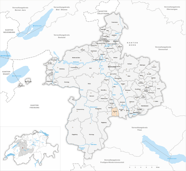 Karte Gemeinde Thurnen 2020
