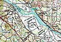 Kaskaskia IL and vicinity USGS topo map