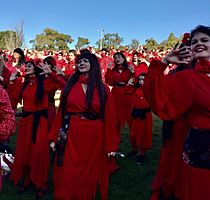 Kate bush most wuthering heights day Melbourne Australia 2016 Fans