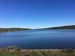 Lake Galena in Peace Valley Park from dam.jpg