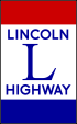 Lincoln Highway porcelain sign