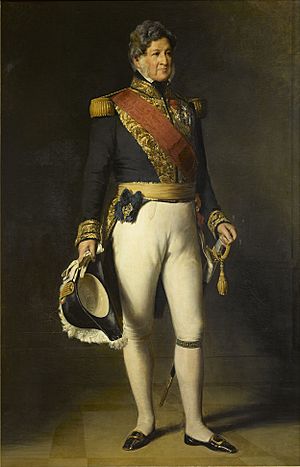 Louis Philippe I, King of the French by Franz-Xaver Winterhalter held at Versailles