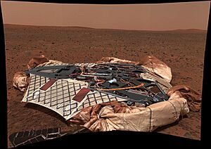 MER Spirit Lander Pan Sol16-A18R1 br2