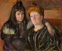 Madame Gaillard and Her Daughter Marie-Thérèse 1899 Mary Cassatt