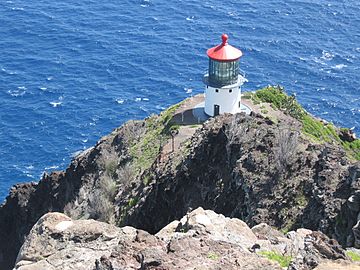 Makapu'u Lighthouse from hiking trail