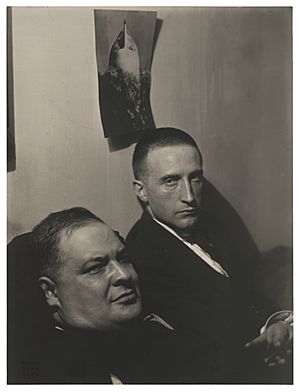 Man Ray, 1920, Three Heads (Joseph Stella and Marcel Duchamp), gelatin silver print, 20.7 x 15.7 cm, Museum of Modern Art