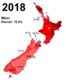 Maori ethnicity declared in 2018