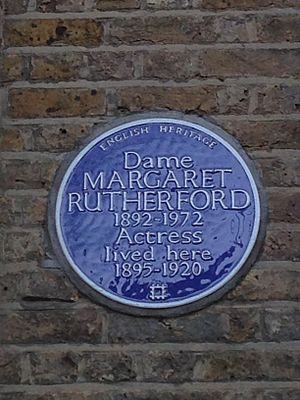 Margaret Rutherford plaque