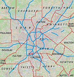 Woodstock, Georgia is located in Metro Atlanta