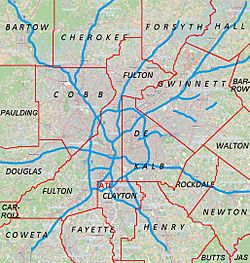 Snellville, Georgia is located in Metro Atlanta