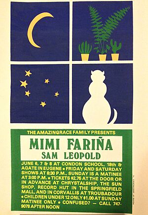 Mimi Fariña concert poster