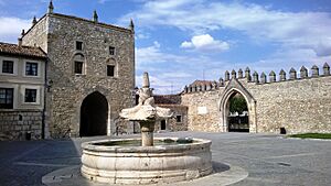 Monasterio de Santa María la Real de Burgos (plaza interior)