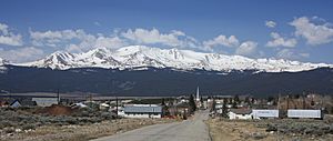 Mount Massive and Leadville from 6th Street