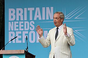 Nigel Farage Trago Mills June 2024