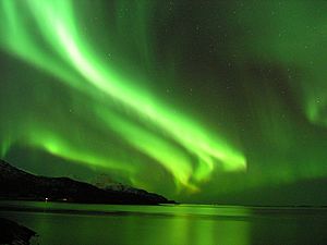 Northern lights in Tromsoe