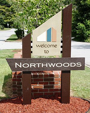 Northwoods sign