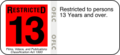 OFLC R13 label