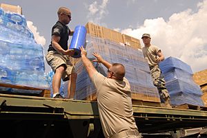 Ohio National Guard activated to support water emergency in Lucas, Wood and Fulton Counties 140803-Z-ZJ624-093