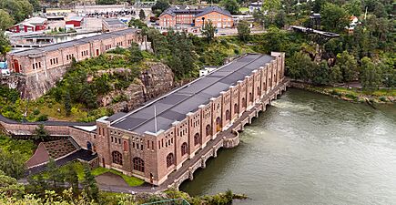 Olidans kraftstation, Trollhättan