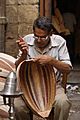 Oud maker at Mohamed Ali Street in Cairo, Egypt