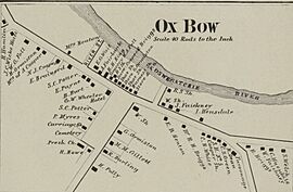 Oxbow Map, 1864