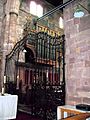 Penkridge St Michael - Chancel gates and organ