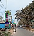 Posters of Janata Dal (United) at Bir Chand Patel Path