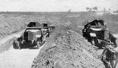 RNAS armoured cars Cape Helles 1915