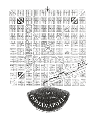 Restored plat of Indianapolis