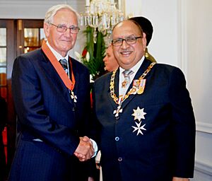 Roy Kerr CNZM investiture