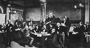 Signing of the first geneva convention