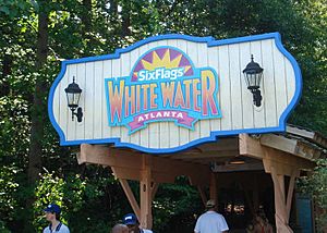Six Flags Whitewater Atlanta Entrance